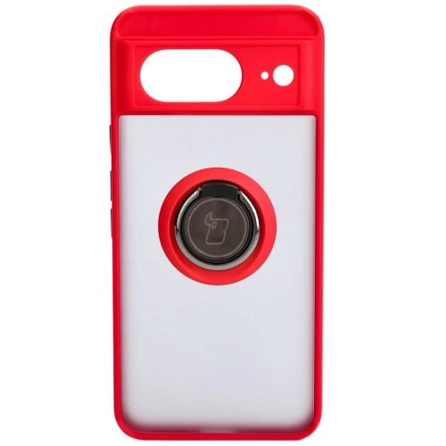Kup Bizon Case Hybrid Ring Google Pixel 8 rauchig mit einem roten Rahmen - BIZ3890 - {ean13} - Sklep Home Screen