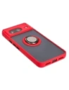Kup Bizon Case Hybrid Ring Google Pixel 8 rauchig mit einem roten Rahmen - BIZ3890 - {ean13} - Sklep Home Screen