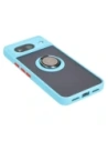 Kup Bizon Case Hybrid Ring Google Pixel 8 rauchig mit einem hellblauen Rahmen - BIZ3891 - {ean13} - Sklep Home Screen