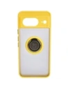 Kup Bizon Case Hybrid Ring Google Pixel 8 rauchig mit einem gelben Rahmen - BIZ3892 - {ean13} - Sklep Home Screen