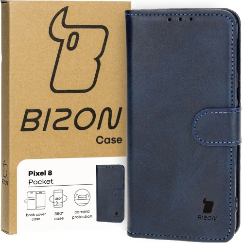 Kup Bizon Case Pocket Google Pixel 8 albastru marin - BIZ3894 - {ean13} - Sklep Home Screen