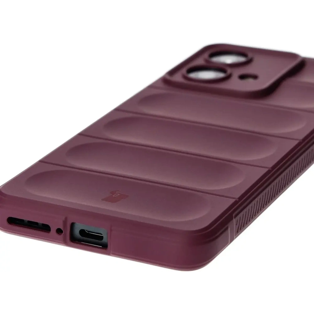 Pancerne etui Bizon Case Tur do Motorola Edge 40 Neo ciemnofioletowe