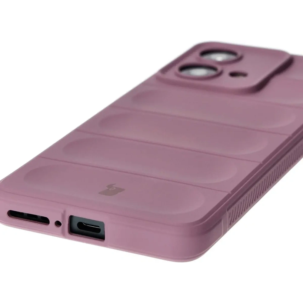 Pancerne etui Bizon Case Tur do Motorola Edge 40 Neo jasnofioletowe