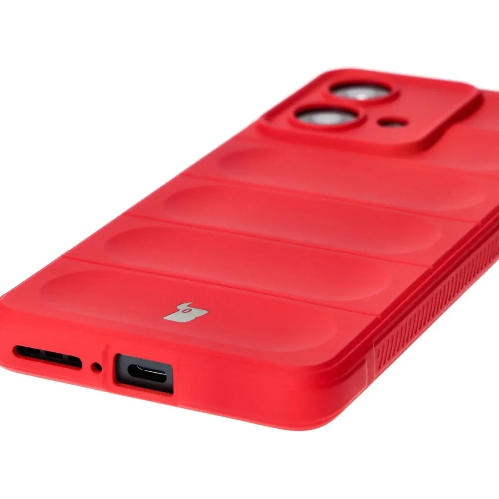 Pancerne etui Bizon Case Tur do Motorola Edge 40 Neo czerwone