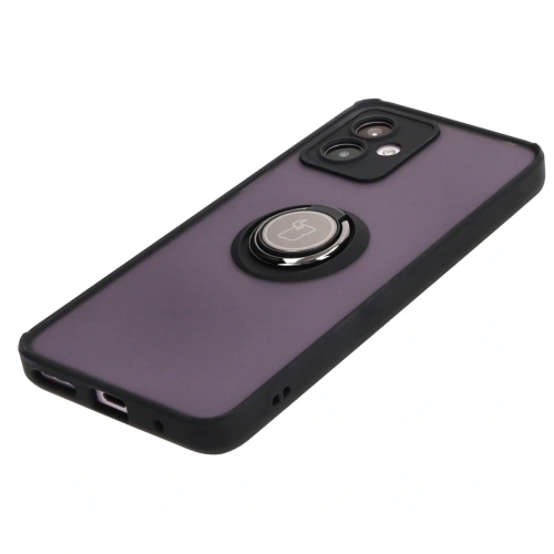 Kup Etui s úchopem na prst Bizon Case Hybrid Ring pro Motorola Moto G14 kouřové s černým rámečkem - BIZ3901 - {ean13} - Sklep Home Screen