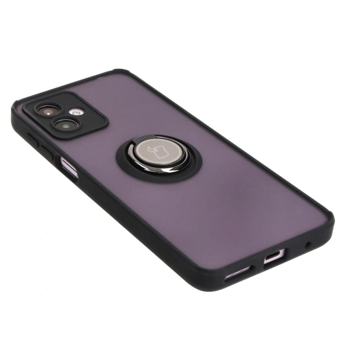 Kup Etui s úchopem na prst Bizon Case Hybrid Ring pro Motorola Moto G14 kouřové s černým rámečkem - BIZ3901 - {ean13} - Sklep Home Screen