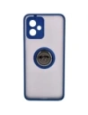 Kup Etui s úchopem na prst Bizon Case Hybrid Ring pro Motorola Moto G14 kouřové s modrým rámečkem - BIZ3902 - {ean13} - Sklep Home Screen