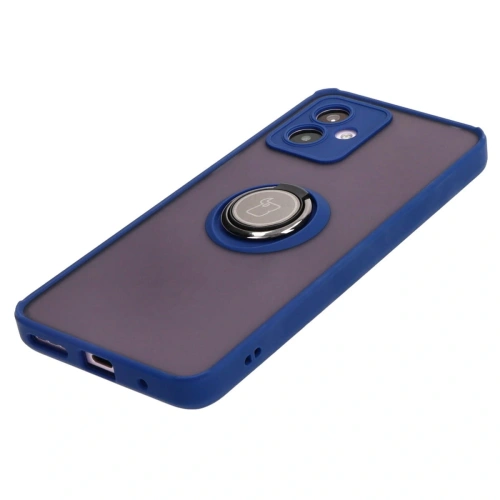 Kup Etui s úchopem na prst Bizon Case Hybrid Ring pro Motorola Moto G14 kouřové s modrým rámečkem - BIZ3902 - {ean13} - Sklep Home Screen