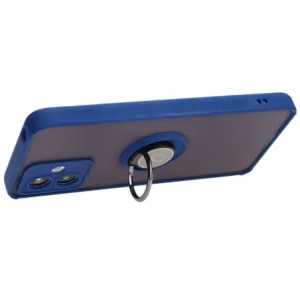 Kup Bizon Case Hybrid Ring Motorola Moto G14 fumuriu cu un cadru albastru închis - BIZ3902 - {ean13} - Sklep Home Screen