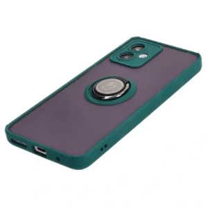 Kup Bizon Case Hybrid Ring Motorola Moto G14 fumuriu cu un cadru verde închis - BIZ3903 - {ean13} - Sklep Home Screen