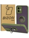 Kup Etui z uchwytem na palec Bizon Case Hybrid Ring do Motorola Moto G14 przydymione z zieloną ramką - BIZ3904 - {ean13} - Sklep Home Screen