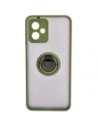 Kup Etui z uchwytem na palec Bizon Case Hybrid Ring do Motorola Moto G14 przydymione z zieloną ramką - BIZ3904 - {ean13} - Sklep Home Screen