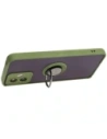 Kup Bizon Caz Hibrid Ring Motorola Moto G14 fumuriu cu un cadru verde - BIZ3904 - {ean13} - Sklep Home Screen