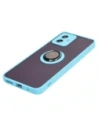 Buy Bizon Case Hybrid Ring Motorola Moto G14 smoky with a light blue frame - BIZ3906 - {ean13} - Home Screen Store Europe