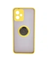 Kup Etui z uchwytem na palec Bizon Case Hybrid Ring do Motorola Moto G14 przydymione z żółtą ramką - BIZ3907 - {ean13} - Sklep Home Screen