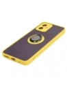 Kup Etui z uchwytem na palec Bizon Case Hybrid Ring do Motorola Moto G14 przydymione z żółtą ramką - BIZ3907 - {ean13} - Sklep Home Screen
