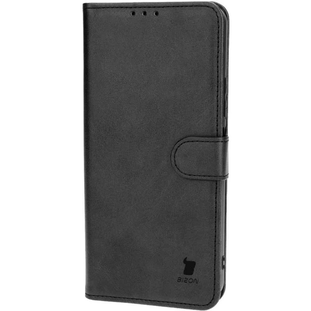 Etui z klapką Bizon Case Pocket do Xiaomi Redmi 13C / Xiaomi Poco C65 czarne