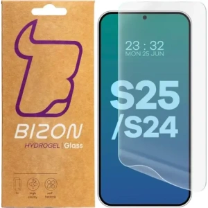 Bizon Glass Hydrogel Front Samsung Galaxy S25 / S24 [2 PACK]