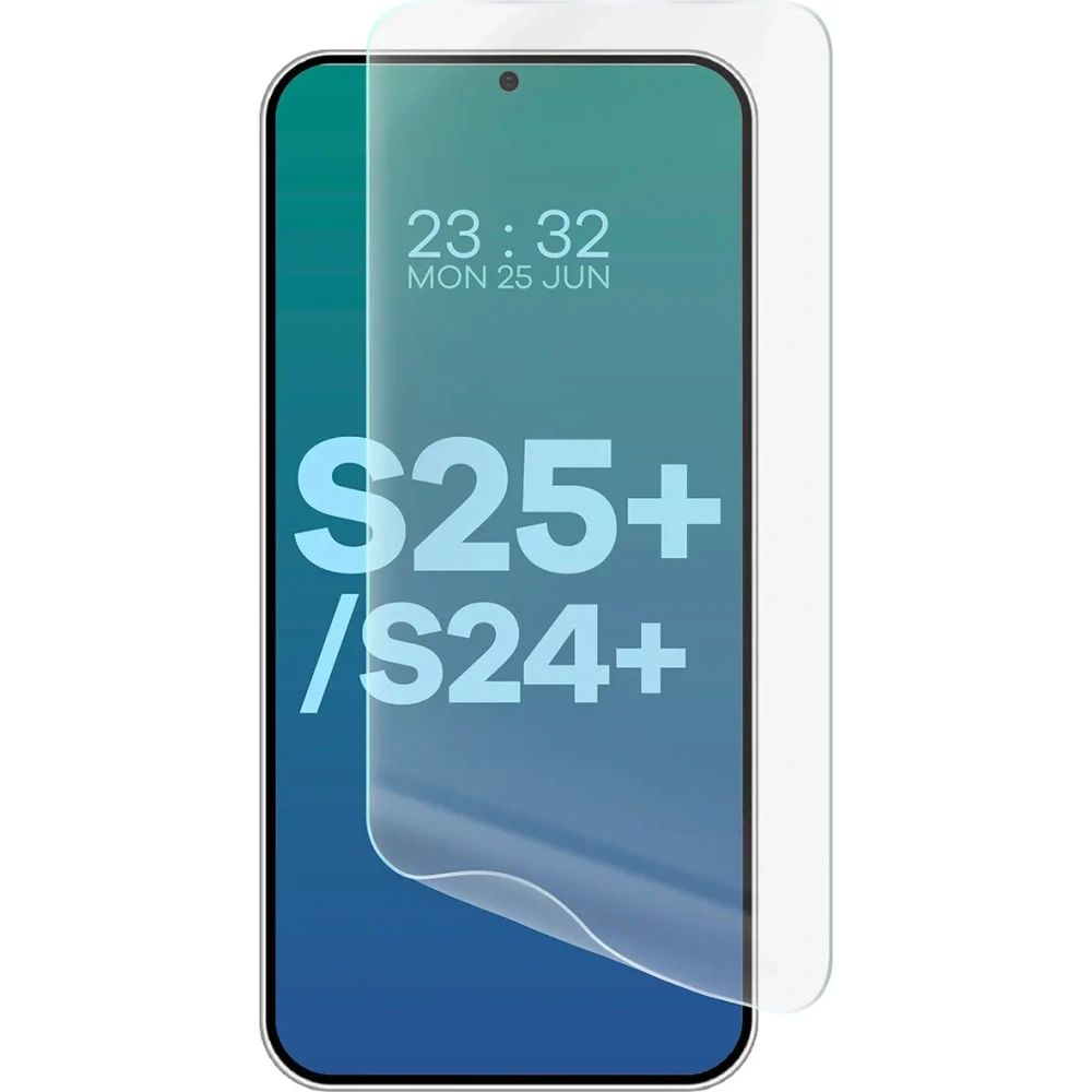 Folia hydrożelowa na ekran Bizon Glass Hydrogel Front do Samsung Galaxy S25 Plus / S24 Plus [2 PACK]