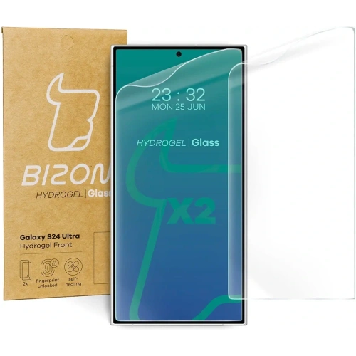 Kup Folia hydrogelová na ekran Bizon Glass Hydrogel Front do Samsung Galaxy S24 Ultra [2 PACK] - BIZ3914 - {ean13} - Sklep Home Screen