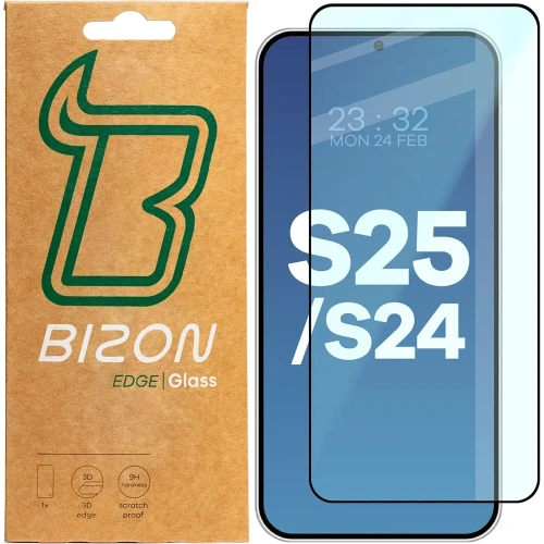 Kup Bizon Glass Edge 2 Samsung Galaxy S25 / S24 - BIZ3917 - {ean13} - Sklep Home Screen