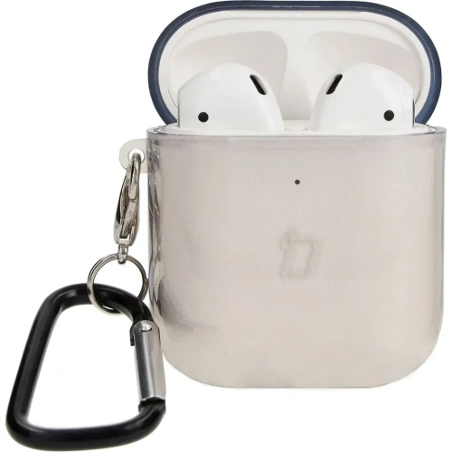 Kup Bizon Case Headphone Clear Airpods 1/2 tiszta-fekete - BIZ3921 - {ean13} - Sklep Home Screen