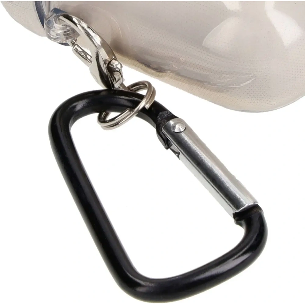 Etui Bizon Case Headphone Clear do Airpods 1/2 przezroczysto-czarne