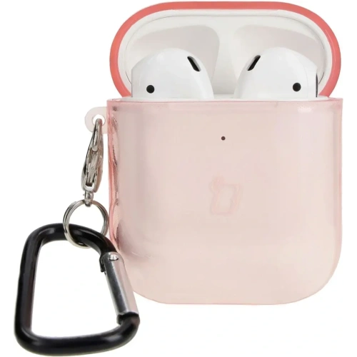 Kup Bizon Case Fejhallgató Átlátszó Airpods 1/2 átlátszó-rózsaszín - BIZ3923 - {ean13} - Sklep Home Screen