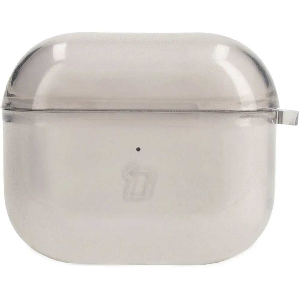 Etui Bizon Case Headphone Clear do Airpods 3 przezroczysto-czarne