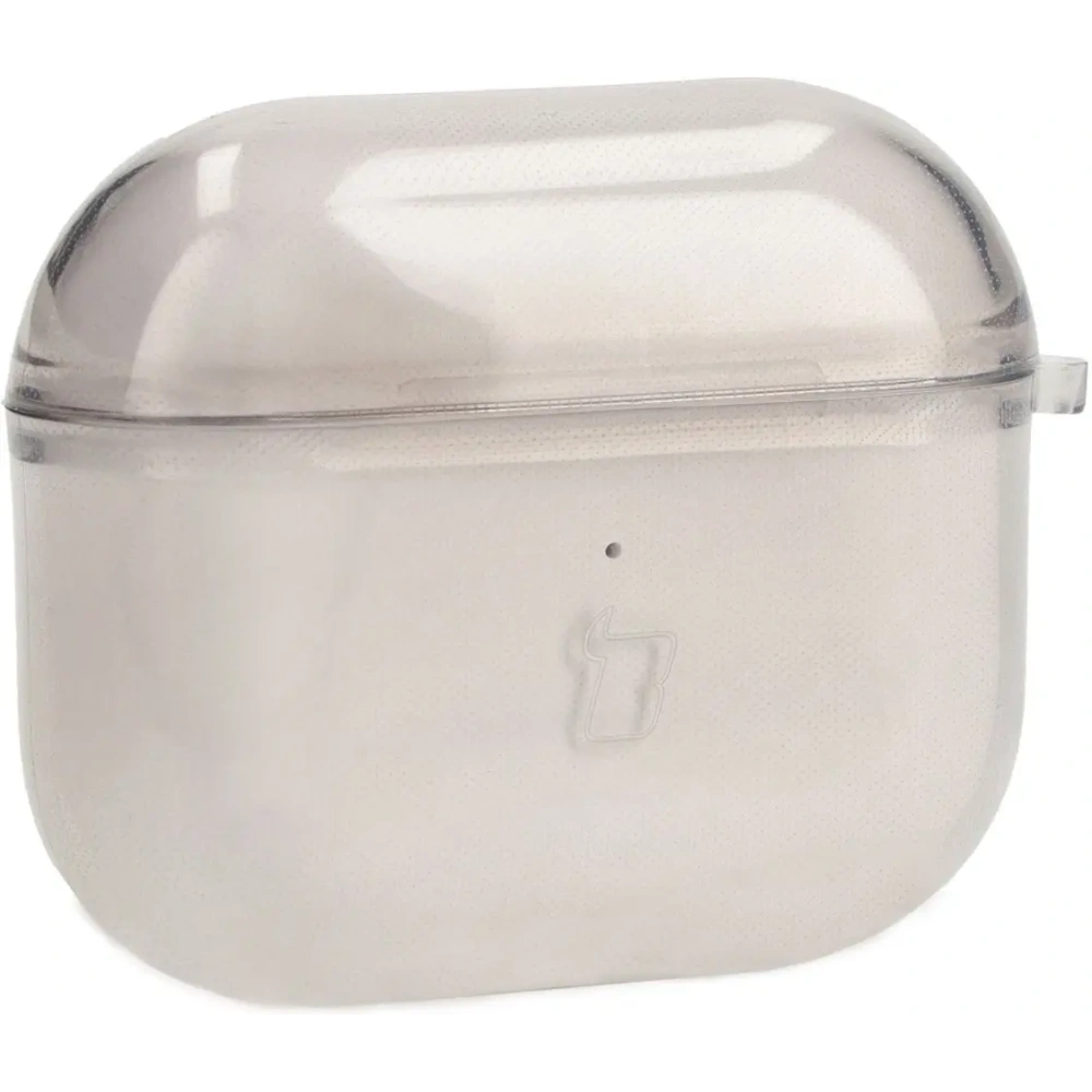 Etui Bizon Case Headphone Clear do Airpods 3 przezroczysto-czarne