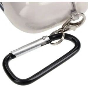 Etui Bizon Case sluchátka Clear pro Airpods 3 průhledné-černé