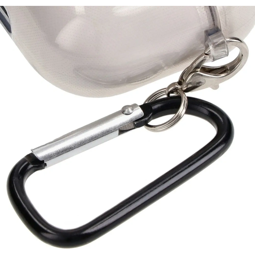 Etui Bizon Case Headphone Clear do Airpods 3 przezroczysto-czarne