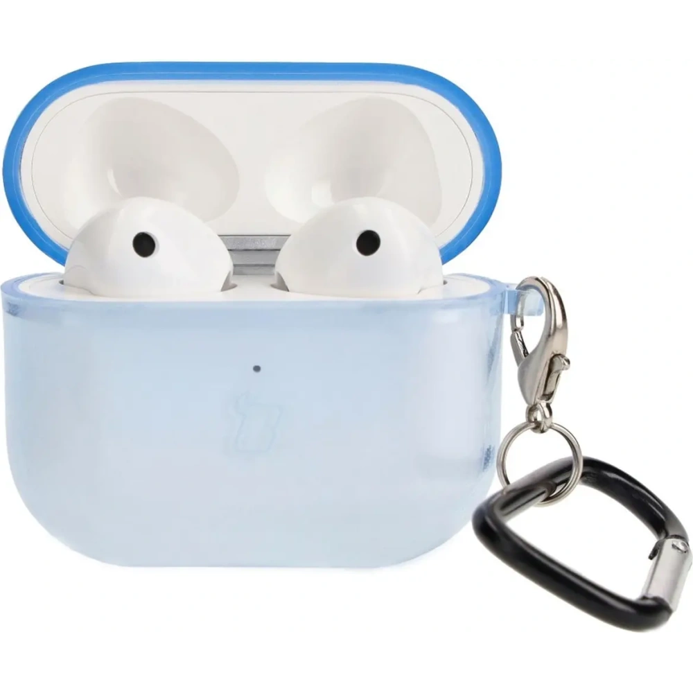 Etui Bizon Case Headphone Clear do Airpods 3 przezroczysto-niebieskie