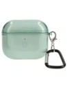 Etui Bizon Case sluchátka Clear pro Airpods 3 průhledno-zelené
