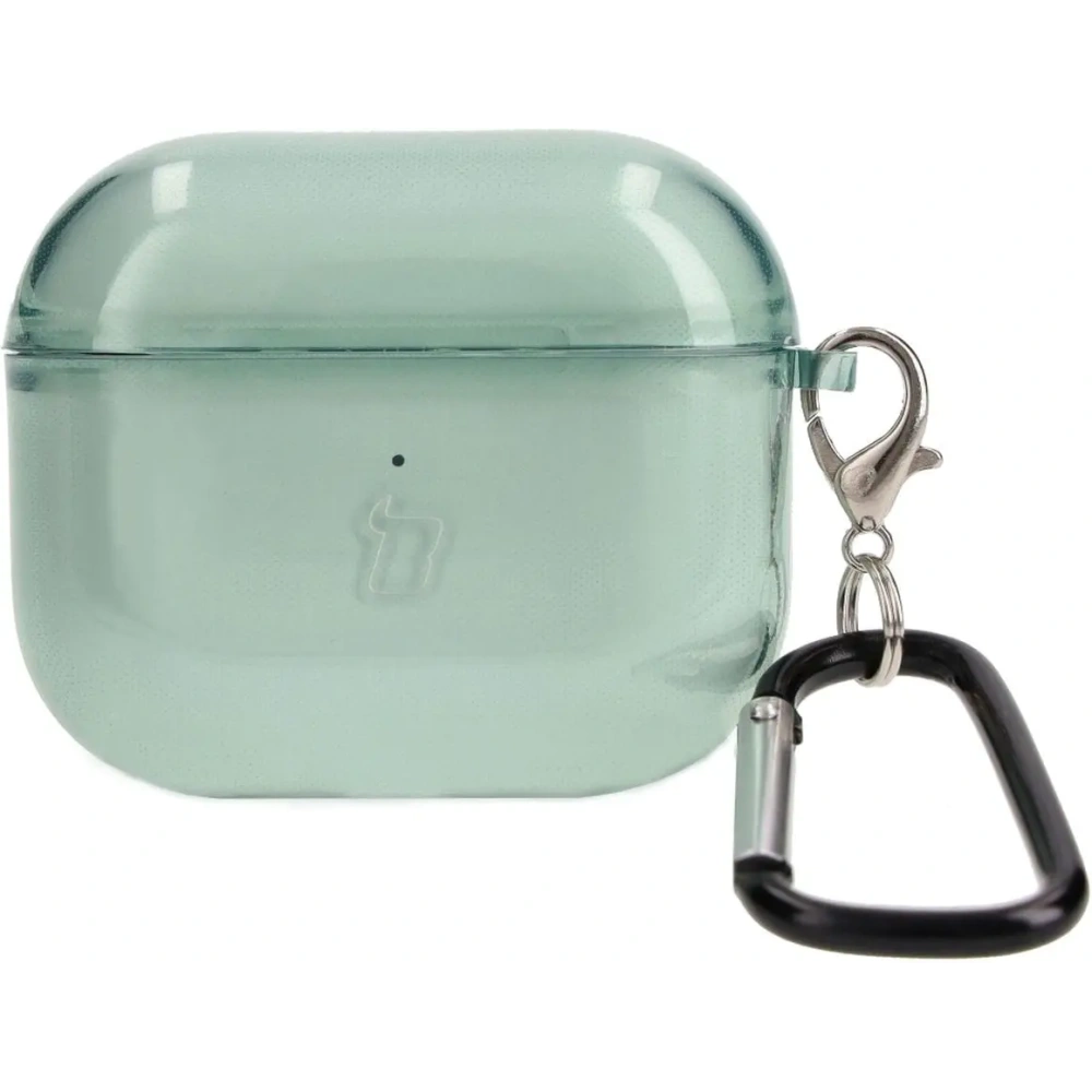 Etui Bizon Case Headphone Clear do Airpods 3 przezroczysto-zielone