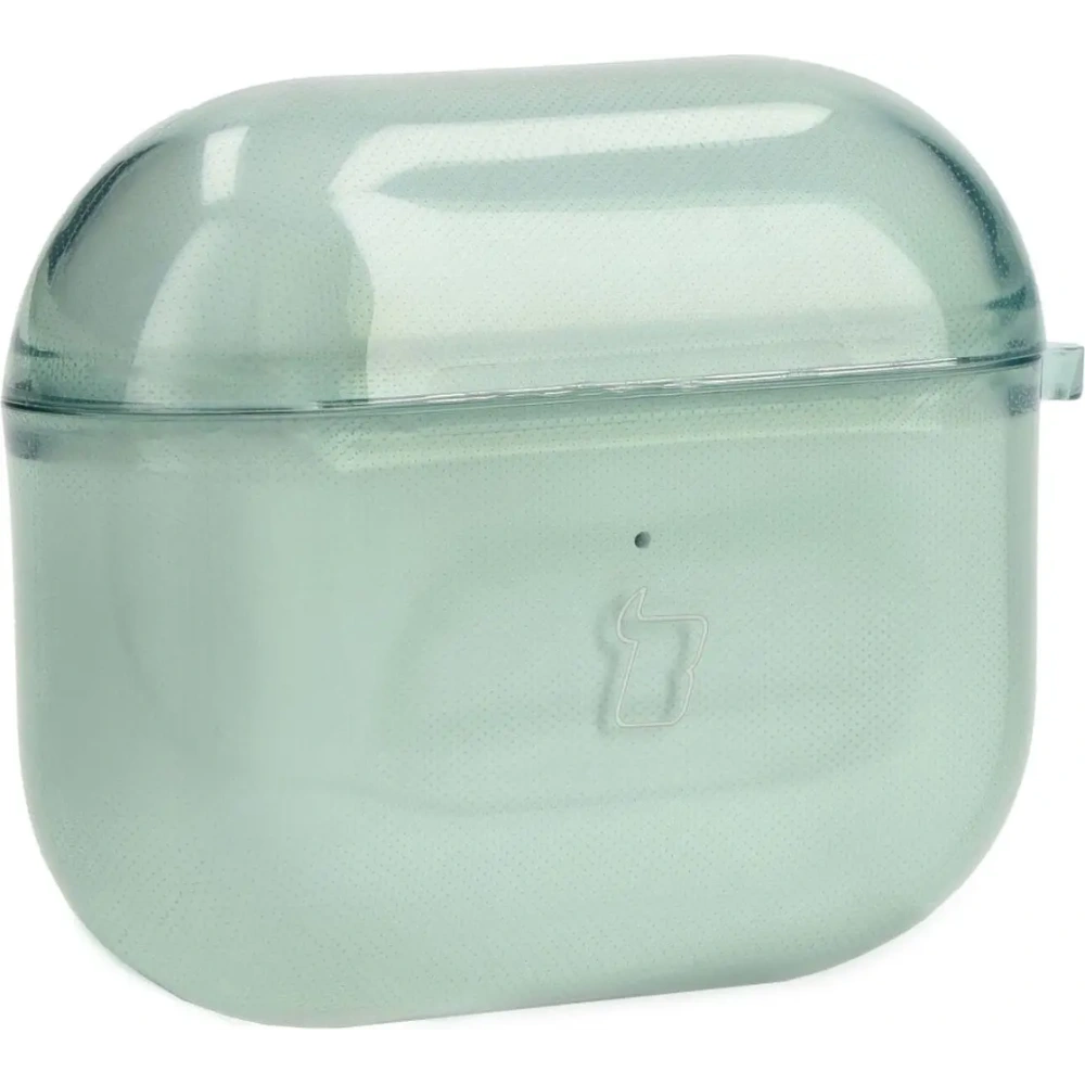 Etui Bizon Case Headphone Clear do Airpods 3 przezroczysto-zielone
