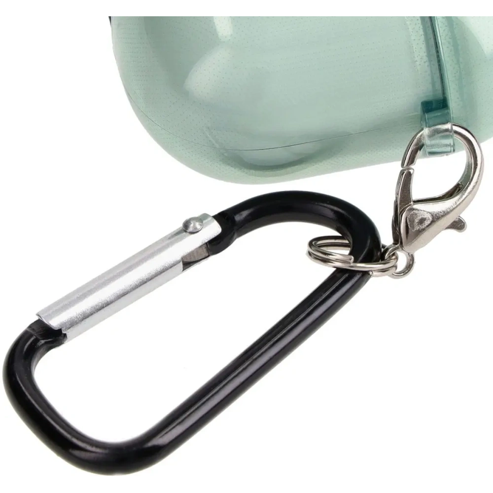 Etui Bizon Case Headphone Clear do Airpods 3 przezroczysto-zielone