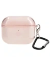 Căști Bizon Case Airpods 3 transparente - roz.