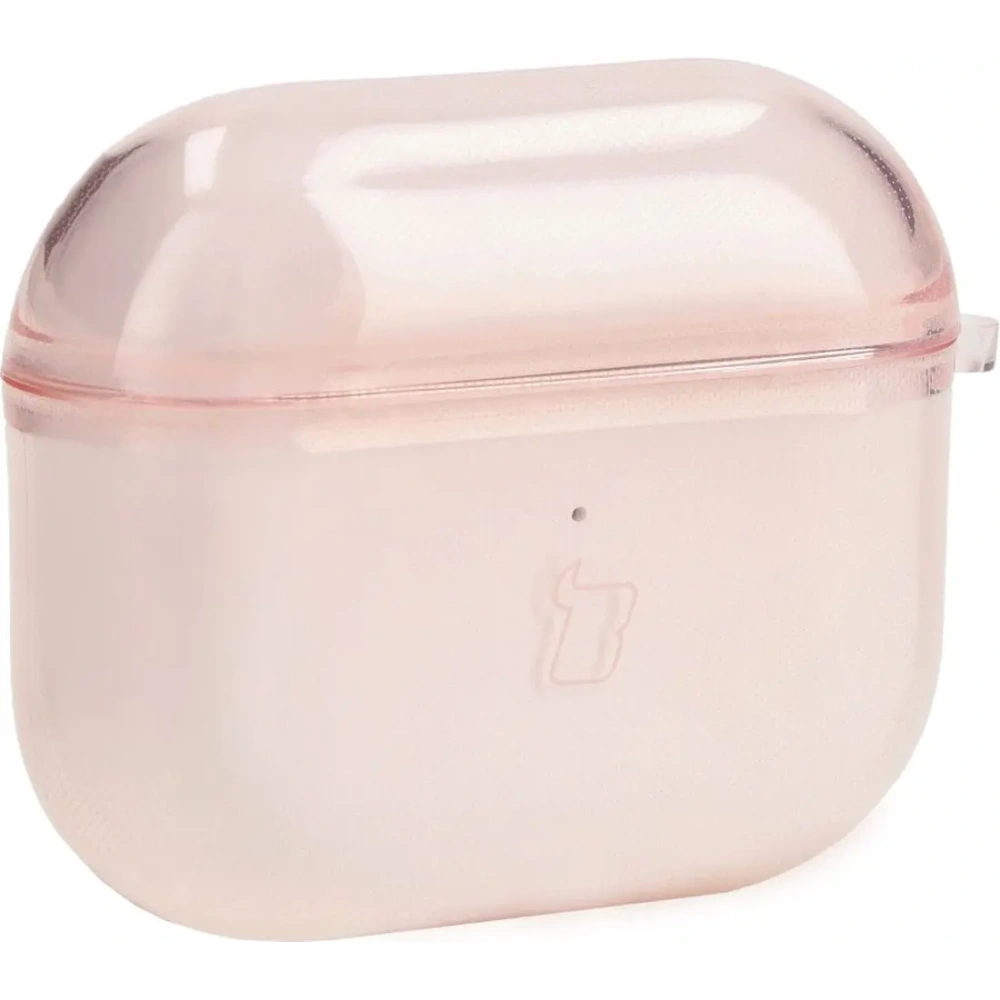 Etui Bizon Case Headphone Clear do Airpods 3 przezroczysto-różowe