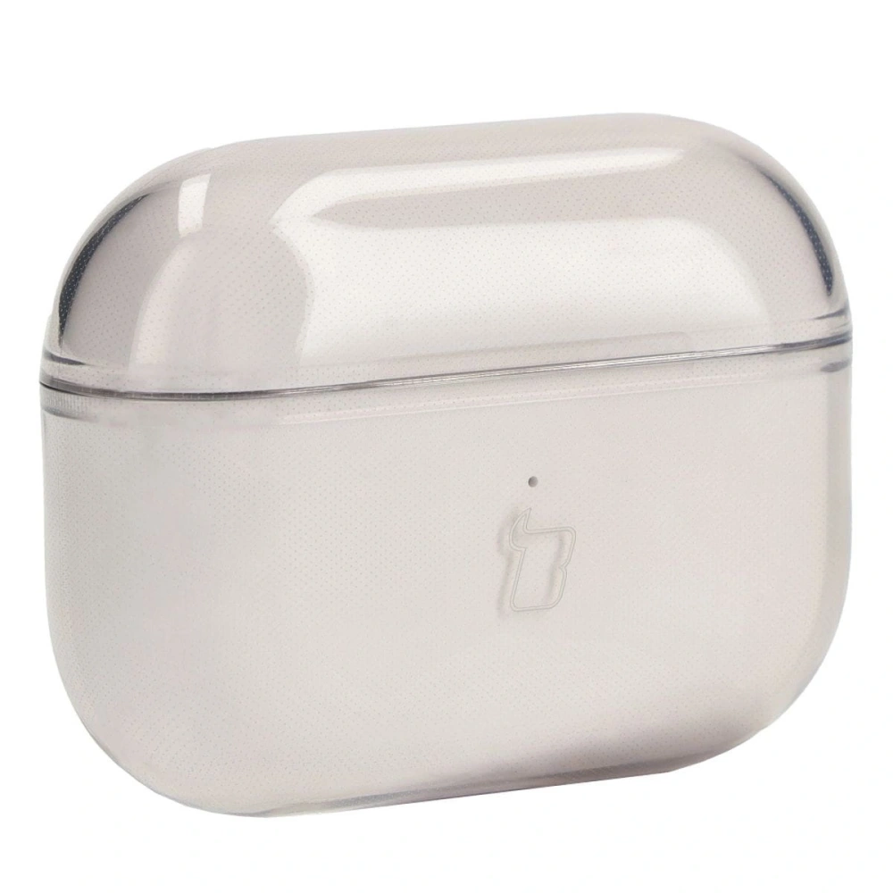Etui Bizon Case Headphone Clear do Airpods Pro 2 przezroczysto-czarne