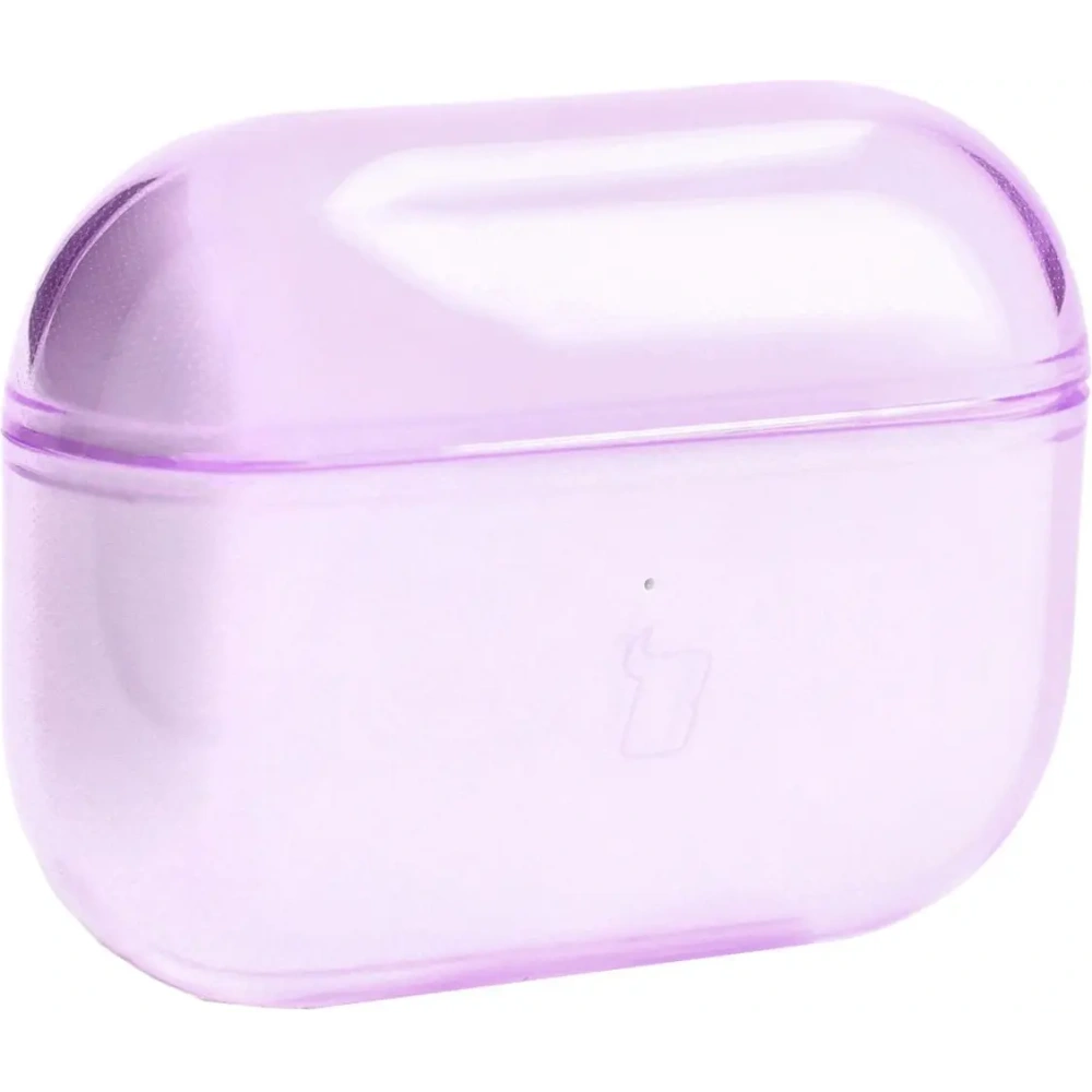 Etui Bizon Case Headphone Clear do Airpods Pro 2 przezroczysto-różowe