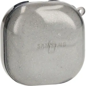 Kup Etui Bizon Case Headphone Clear do Samsung Galaxy Buds Live / Pro / Buds2 / Buds2 Pro / Buds FE czarno-brokatowe - BIZ3934 - {ean13} - Sklep Home Screen