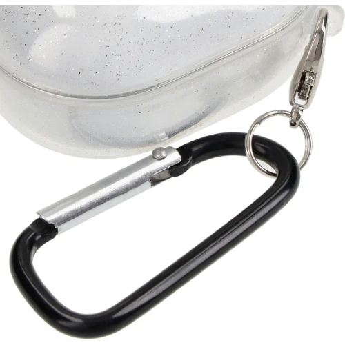 Kup Etui Bizon Case Headphone Clear do Samsung Galaxy Buds Live / Pro / Buds2 / Buds2 Pro / Buds FE przezroczysto-brokatowe - BIZ3935 - {ean13} - Sklep Home Screen
