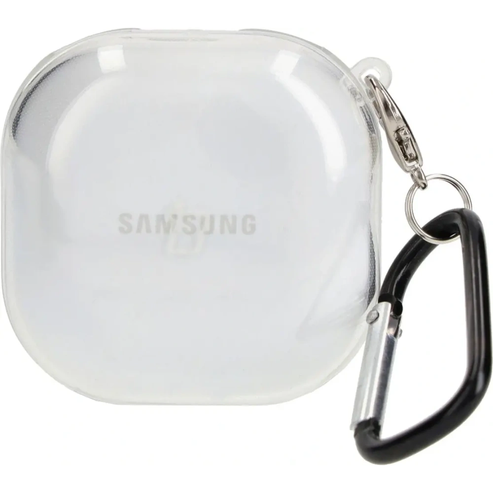 Etui Bizon Case Headphone Clear do Samsung Galaxy Buds Live / Pro / Buds2 / Buds2 Pro / Buds FE przezroczyste