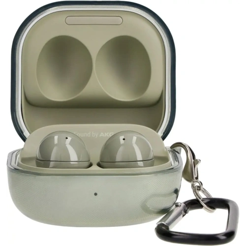 Kup Bizon Case Kopfhörer Clear Samsung Galaxy Buds Live / Pro / Buds2 / Buds2 Pro / Buds FE klar-grün - BIZ3938 - {ean13} - Sklep Home Screen