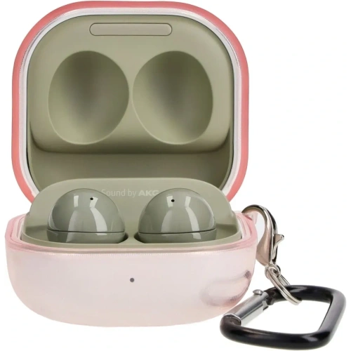 Buy Bizon Case Headphone Clear Samsung Galaxy Buds Live / Pro / Buds2 / Buds2 Pro / Buds FE clear-pink - BIZ3939 - {ean13} - Home Screen Store Europe