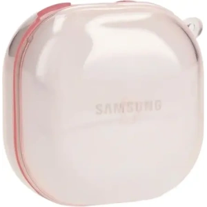 Kup Etui Bizon Case Headphone Clear do Samsung Galaxy Buds Live / Pro / Buds2 / Buds2 Pro / Buds FE przezroczysto-różowe - BIZ3939 - {ean13} - Sklep Home Screen