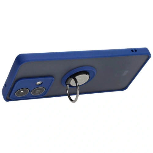 Kup Pouzdro s prstovým úchytem Bizon Case Hybrid Ring pro Motorola Edge 40 Neo kouřové s modrým rámem - BIZ3943 - {ean13} - Sklep Home Screen