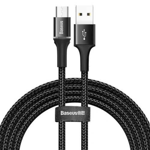 Kup Kábel micro USB LED világítással Baseus Halo 2A 2m (fekete) - BSU1413BLK - {ean13} - Sklep Home Screen
