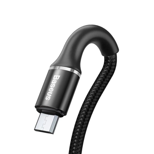 Kup Kábel micro USB LED világítással Baseus Halo 2A 2m (fekete) - BSU1413BLK - {ean13} - Sklep Home Screen